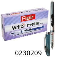 Ручка масл. Flair Writometer чорна 10 км (12/144/1152) 743 BK