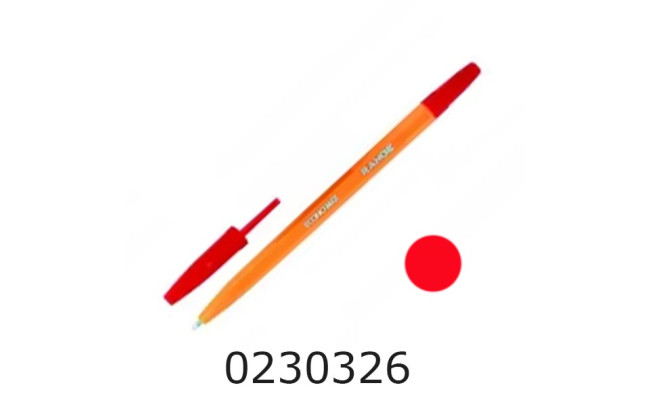 Ручка кульк. Economix Range червона (50) E10138-03