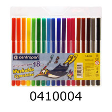 Фломастери Centropen 1.0мм 18 шт. (100) 7790/18 ТП
