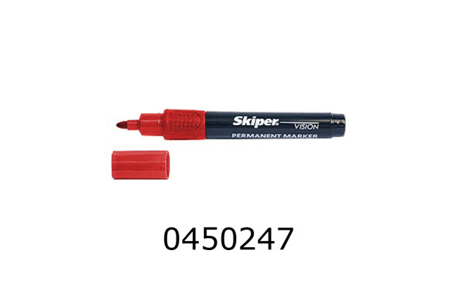 Маркер перм. Skiper Vision Sk6-R19 червоний (12) П360386 н/з