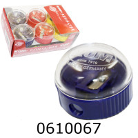 Точилка пласт. з конт. KUM кругла  3 кол. NO.1020421 (1/12) 210K