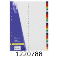 Роздільник пластик А4 28 розд. алфавітний Buromax BM.3214