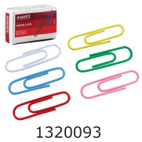 Скріпки 28мм 100шт. круглі кольор. Axent (20/240) 4106-A