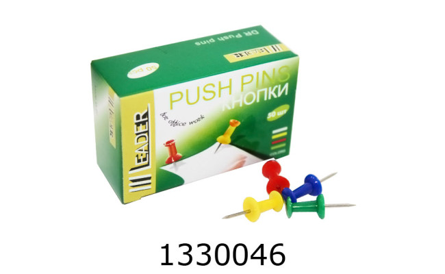 Кнопки бочка 50шт. Leader (10/500) 320240