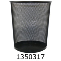 Корзина для паперів Leader метал. чорна PS10/Z015B (20) 613300