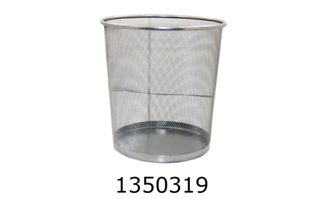 Корзина для паперів Leader метал. срібна кругла PS06/Z014 613410