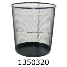 Корзина для паперів Leader метал. чорна кругла PS09/Z013 (20) 613400 Корзина для паперів Leader метал. чорна кругла PS09/Z013 (20) 613400