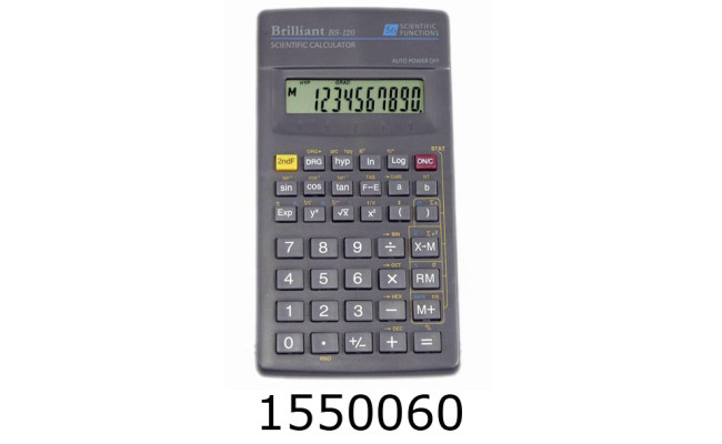 Калькулятор Brilliant BS-120 інж. 56 функцій 8840