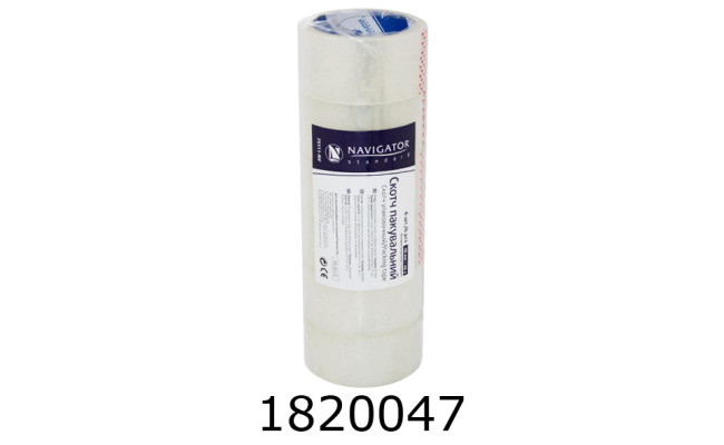 Скотч 48*66 проз. 0.04мм Navigator (6/72) 75111-NV У