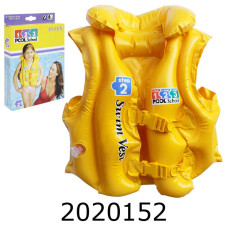 Жилет 3-6 років 50*47см жовтий Intex (24) 58660