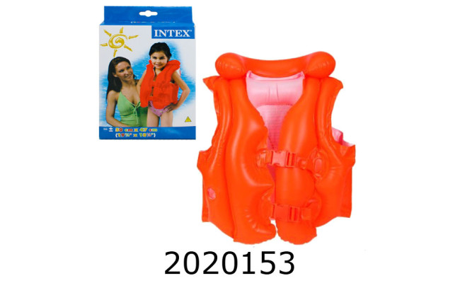 Жилет 3-6 років 50*47см помаранчевий Intex (24) 58671