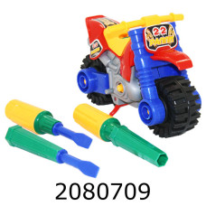 Конструктор з викруткою мотоцикл в кульку 20-13-7(48/96) 876