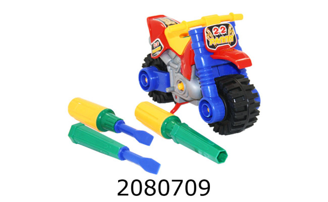 Конструктор з викруткою мотоцикл в кульку 20-13-7(48/96) 876