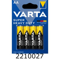 Батарейка Varta Superl Heavy Duty R6/4 блістер ціна за 4шт. (12/60) AA