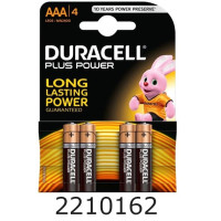Батарейка Duracell Plus MN2400 LR3/4 блістер ціна за 4шт. (10) AAA