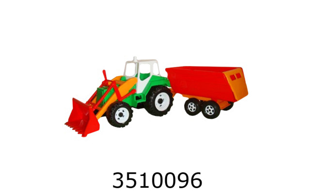 Трактор Тигр скрепер з прицепом Оріон (12) 242