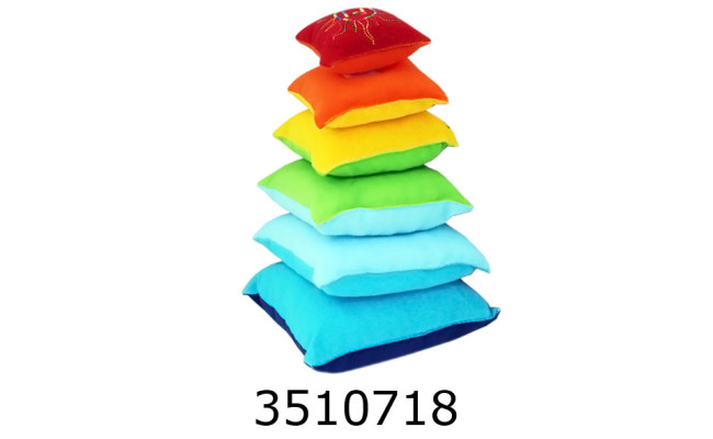 Пірамідка м'яка Веселка Розумна Іграшка (40) 128