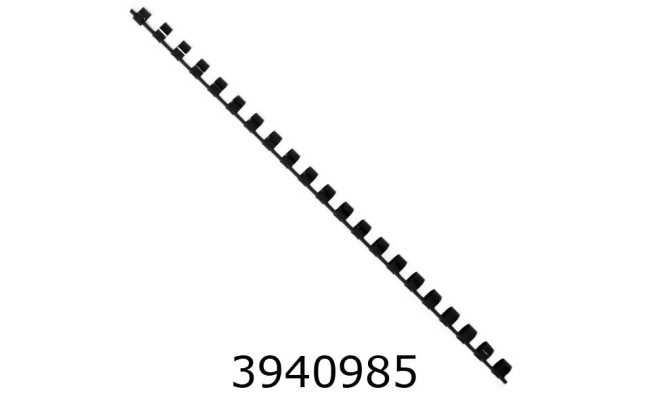 Пружина для перепл. пласт. 12мм Buromax чорна (100) BM.0503-01