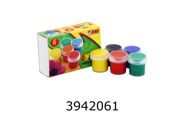 Гуаш Tiki 6 кол. 60мл (24) 50403-TK У