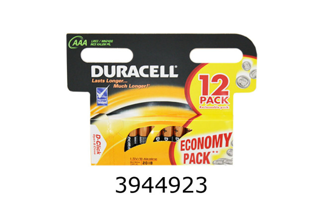 Батарейка Duracell MN2400 LR3/12 блістер ціна за 12шт. (12) AAA н/з