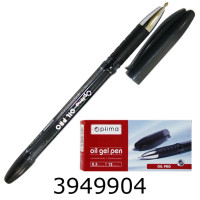 Ручка масл. Optima OIL PRO 0.5мм чорна (12/144) O15616-01