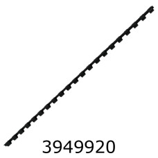 Пружина для перепл. пласт. 6мм Buromax чорна (100) BM.0500-01 н/з