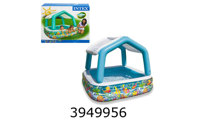 Басейн 280л із зйомним накриттям 157*157*122см Intex (3) 57470