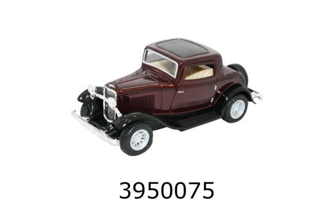 Машинка метал. Ford 3-window coupe 1932 Kinsmart (24/96) 5332W