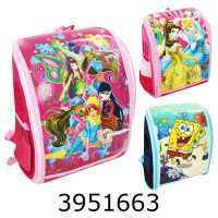 Рюкзак SAT каркасний 1 відд. + 2 карман Cars Princess Sponge bob Winx ціна за 3 штуки 0248 н/з