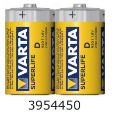 Батарейка Varta Superlife R20/2 без блістера ціна за 2шт. (12/60) D