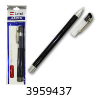 Ручка кульк. LEXI Jet Pen/Silver чорна (10/50/500/1200) 05425-LXн/з