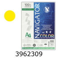 Папір кольор. А4 80г/м2 100 арк. пастель жовтий Yellow Navigator (25) 75042-NV