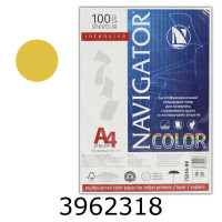 Папір кольор. А4 80г/м2 100 арк. інтенс. золото Gold Navigator (25) 75014-NV/75029