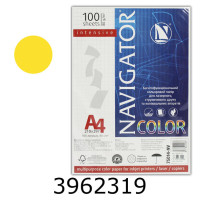 Папір кольор. А4 80г/м2 100 арк. інтенс. лимон Lemon Navigator (25) 75028-NV