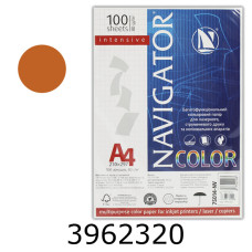 Папір кольор. А4 80г/м2 100 арк. інтенс. помаранчевий (шафран) Saffron Navigator (25) 75014-NV/75027