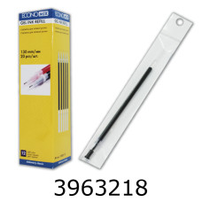 Стержень гелевий Economix 130 мм тонкий фіолетовий (20/200) E12002-12 н/з