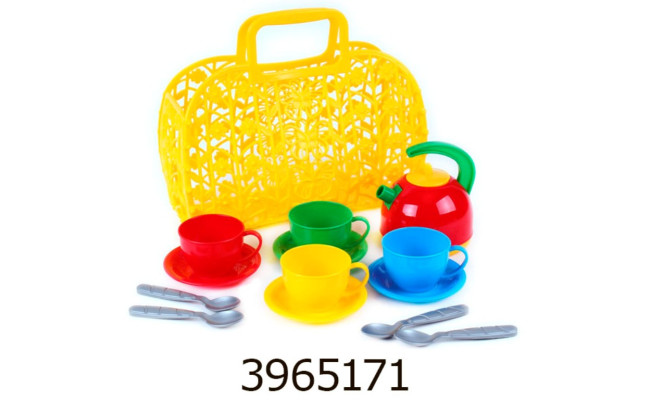 Кошик з набором посуду (8) ТехноК 1608