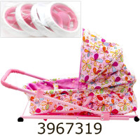 Візочок метал. для лежачої ляльки в кульку (4/8) 9308 (НТ)