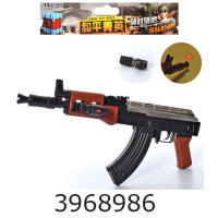 Автомат пулі в кульку + лазер 46см (12/48) 999-1