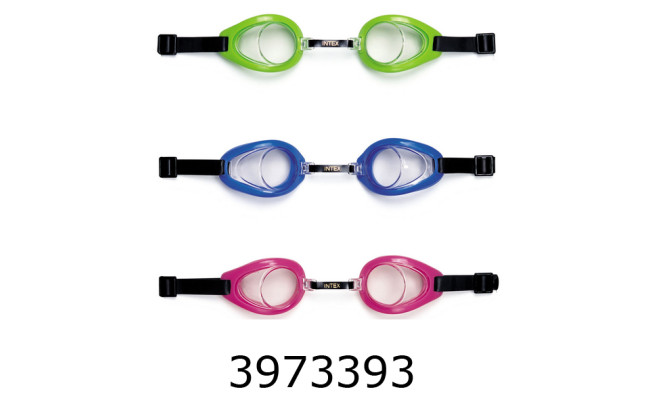 Окуляри для плавання 3-8 років 3 кольори Intex (12) 55602