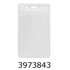 Бейдж вертикал. Optima 62*91мм (10/100) O45610
