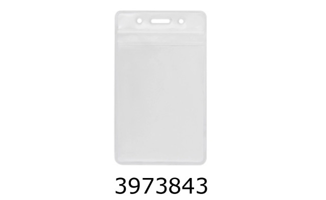 Бейдж вертикал. Optima 62*91мм (10/100) O45610