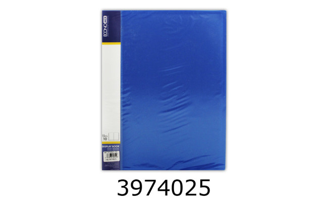 Папка з 10 файлами Economix синя (24) E30601-02