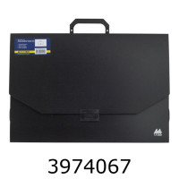 Портфель А3 Buromax PROFESSIONAL пласт. чорний (12) BM.3725-01