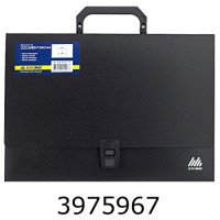 Портфель А4 Buromax пласт. чорний (10) BM.3724-01