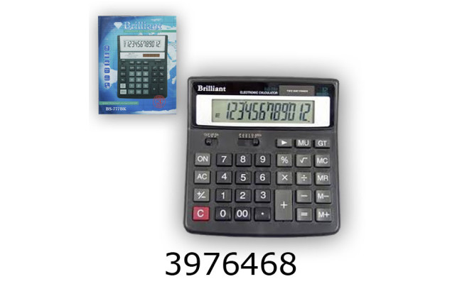 Калькулятор Brilliant BS-777BK 12 розрядів 88344723