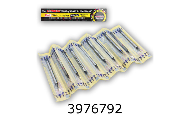 Стержень масл. Flair Writometer Jumbo синій (10) н/з