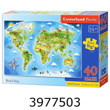 Пазли 40 ел. maxi Castorland 