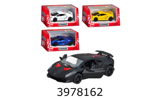 Машинка метал. Kinsmart Lamborghini Sesto Elemento (24/96) 5359W