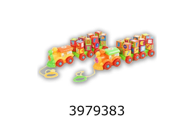 Каталка паровозик-логіка на мотузці укр. кубики з буквами в слюді 39*5см (24/48) 2366UA